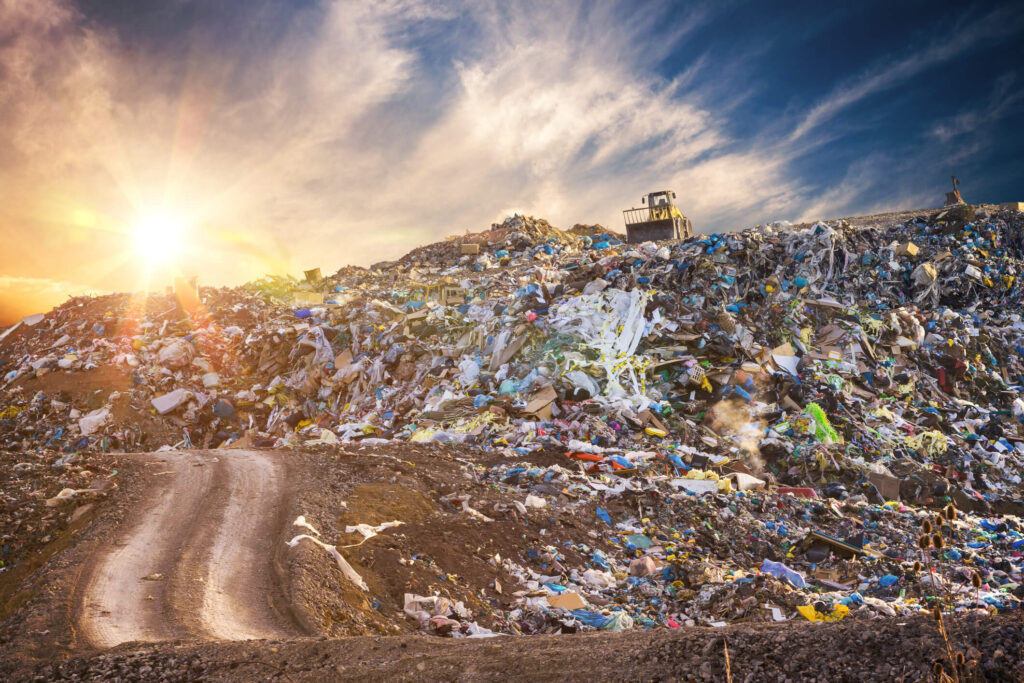 large landfill site